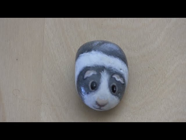 How paint a Guinea Pig Rock-- By Wendy Wu