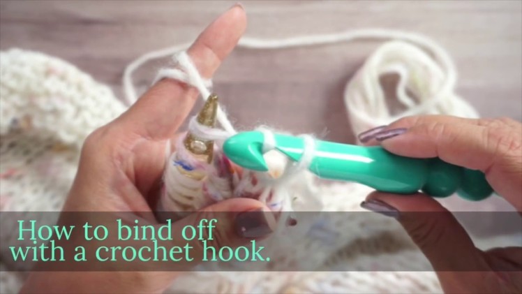 How to Cast Off with a Crochet Hook -  Video Tutorial