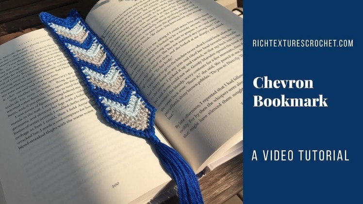 How to Crochet a Chevron Bookmark