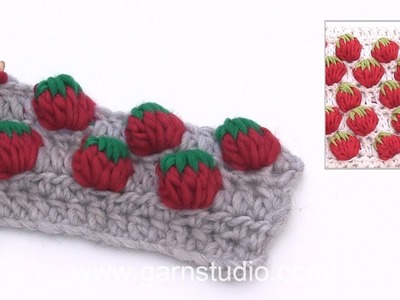 How to crochet a strawberry