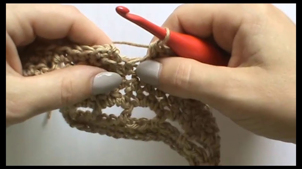 How to Crochet: Reverse Linked Stitch