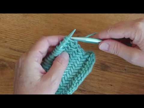 How to Knit Herringbone Stitch
