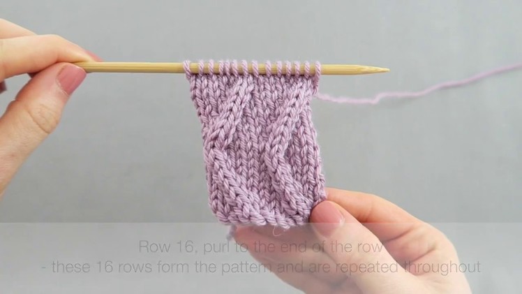 How to knit Little Zigzag Stitch