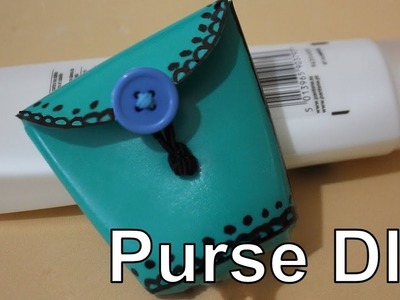 How to make a coin purse reusing a Shampoo Bottle