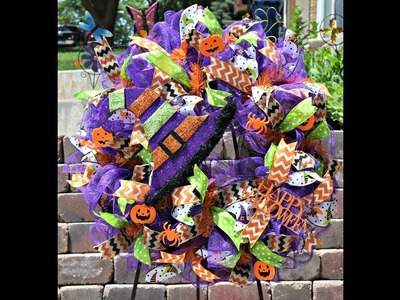 How to make a Halloween Wreath