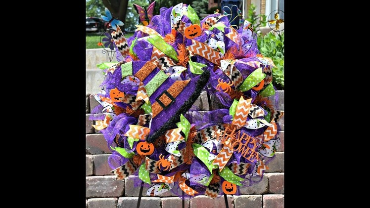 How to make a Halloween Wreath
