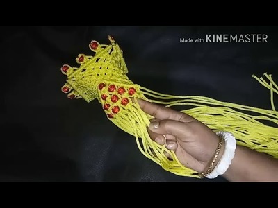 How to make a macrame flower vase . ??full video tutorial