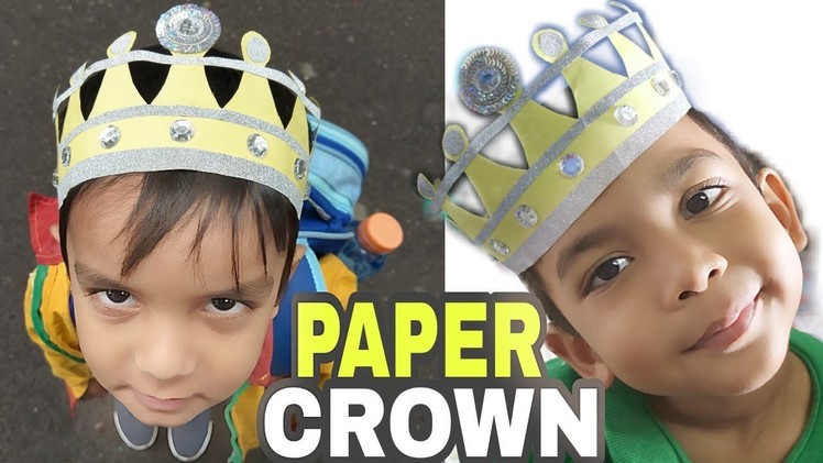 How to make a paper crown| DIY| Easy Crown tutorial