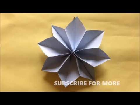 HOW TO MAKE Easy Paper Flowers | Flower Making | DIY STAR FLOWER