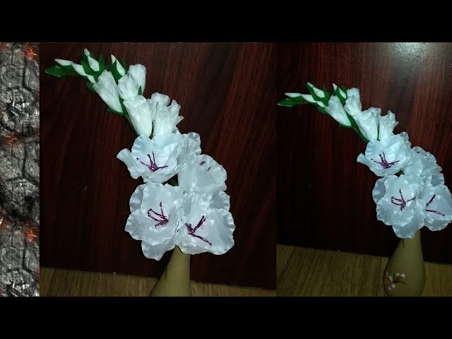 How To Make Flowers From Plastic Carry Bag. Flowers From Plastic Cover.Malayalam craft