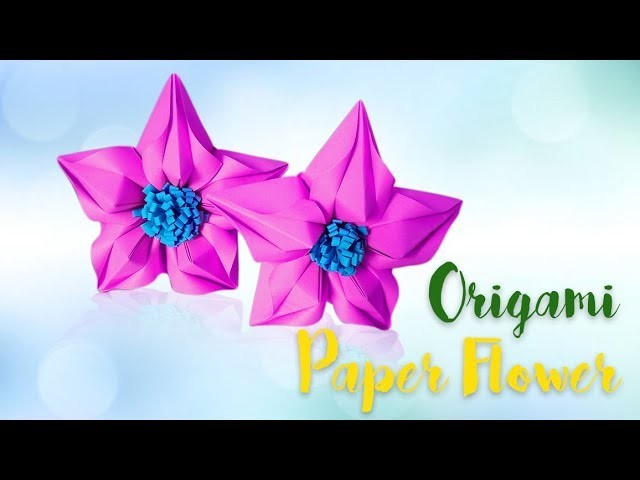 How To Make Origami Paper Flowers | DIY Craft Tutorial
