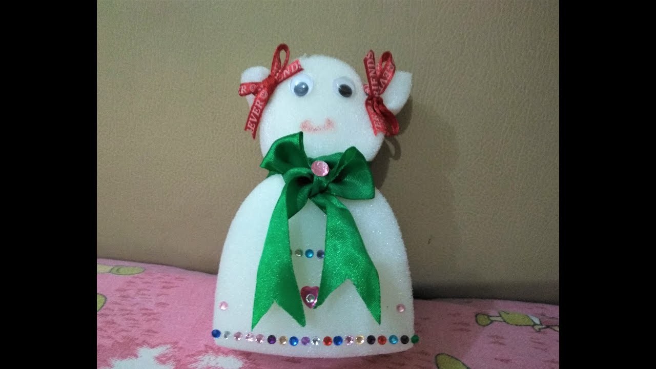 How to make Sponge Doll for school project