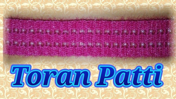 How to make Woolen Toran Patti for Door Toran