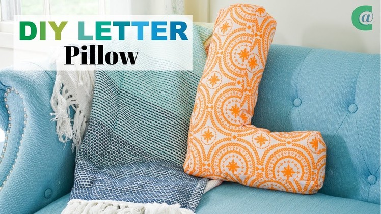 How to Sew a Letter Pillow