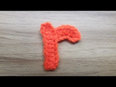 R | Crochet Letter r | How to Crochet Small Letter r | Crochet Alphabet Tutorial