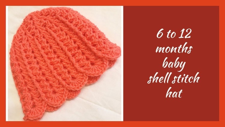 Shell stitch crochet hat for beginners (any sizes) - Tamil version