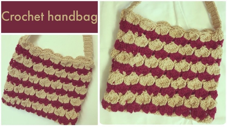 Unique design Crochet handbag - English version