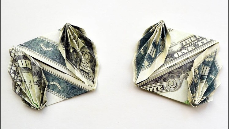 Wonderful Square Mini ENVELOPE | Money Origami Dollar Tutorial DIY (NProkuda)