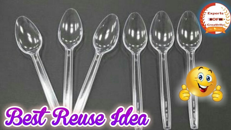 Best Out Of Waste|How To Reuse Waste Plastic Spoons|How To Reuse Plastic Spoons & Wool|Amazing Idea