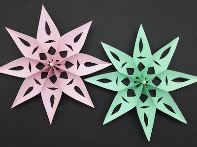Christmas Star - How to make Paper Star for Christmas Decoration or Room Decor