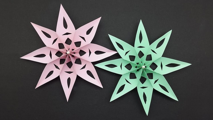Christmas Star - How to make Paper Star for Christmas Decoration or Room Decor