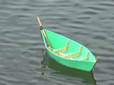DIY a Mini Boat Using Popsicle