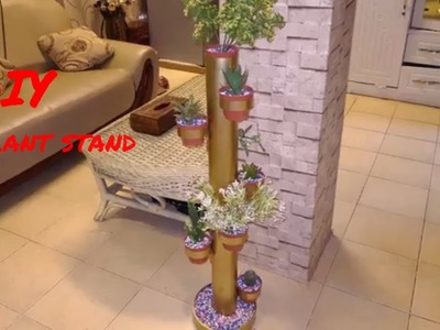 Diy Plant Stand. How to make plant stand With Pvc Pipe. PVC Pipe Craft