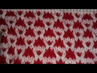 Double colour Knitting design || Easy Knitting Pattern || Kids Sweater Design by Knitting lessons