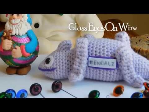 Holiday Craft, Gift, and Decor Ideas Selecting Glass Eyes on Wire & Making Loops