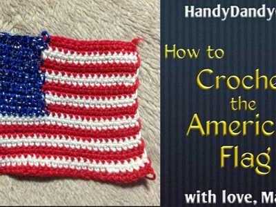 How to Crochet the American Flag