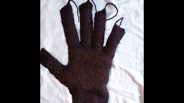 How to knit gloves for gents | Gloves making| Gloves design |knitting Gloves
