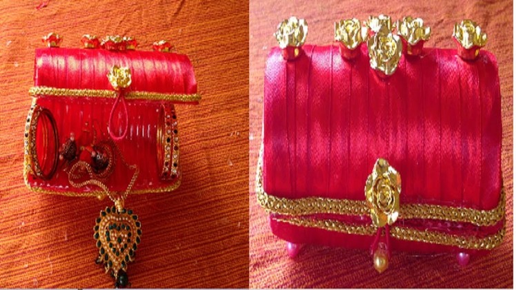 How to make a beautiful jewelry holder.organizer out of waste biscuit plastic wrapper material