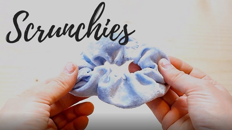 How to Make a Scrunchie | Easy DIY Hair Accessories