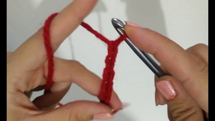How to make a simple Crochet chain - Basic Crochet Stitches, yarn, For Beginners Lesson#1 - KHOUZH