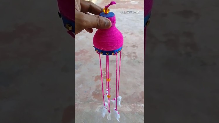 How to make beautiful wall hanging model from plastic bottles 2018 may