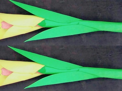How to make Calla lily paper flower  (easy makings)