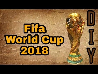 How to make FIFA world cup trophy out of  paper || The world cup song || Taki-Craft House