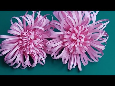 How to make fluffy paper flowers,paper crafts ideas,school paper crafts ideas,home decorations