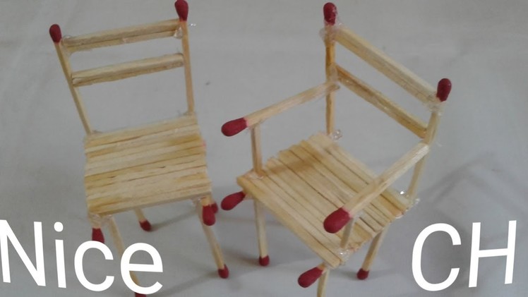 How to make matchstick dining chair||Matchstick chair | Best idea with matchstick | Matchstick art