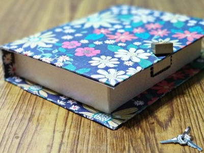 HOW TO MAKE SECRET BOX | HANDMADE BOOK BOX SECRET STORAGE | MAKING SECRET BOX