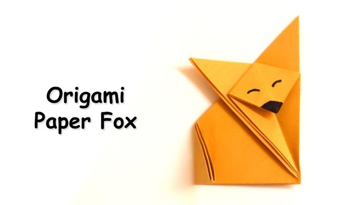 Origami Fox | How To Make Paper Fox | Easy Origami