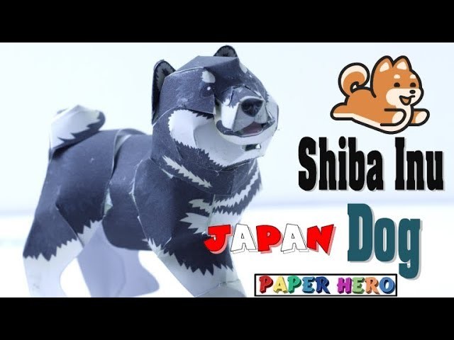Shiba Inu Dog (Japan) Paper Craft - By Paper Hero