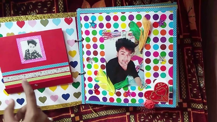 Birthday scrapbook for someone spacial with full of love
