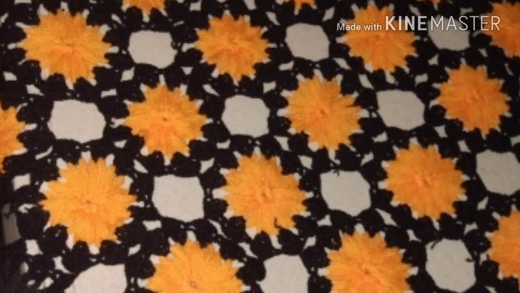 Crochet table mat.design 3