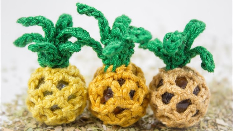 ▶️ Crochet Tutorial Tiny Pineapple