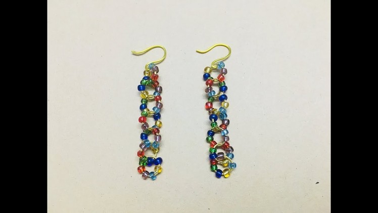 DIY Easy Beaded Earrings | Seed Beads Earrings
