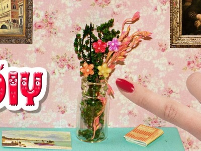 DIY Miniature Flowers Vase ???? How to Make LPS Crafts Stuff Barbie Doll Accessories Dollhouse Things