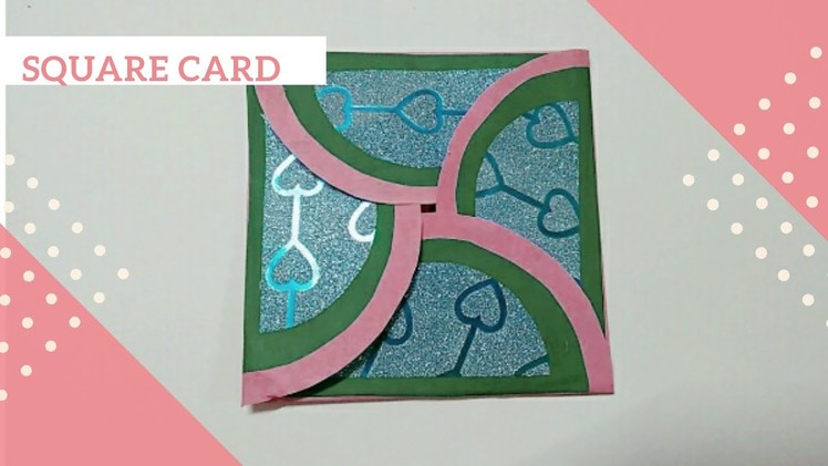 DIY - Simple and Quit Square card For Scrapbook. Explosion Box | Art & Creativity ❤