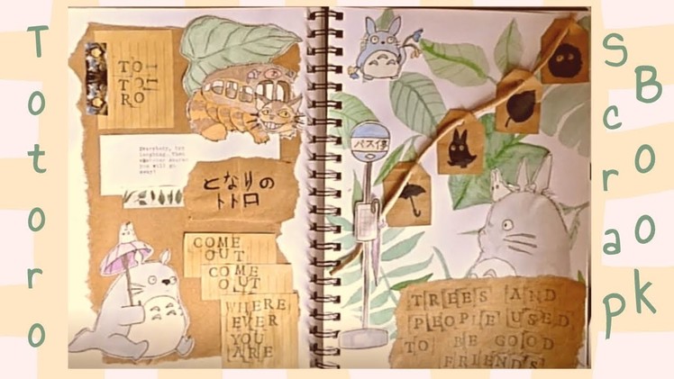 DIY Totoro Scrapbook - Studio Ghibli Craft ????