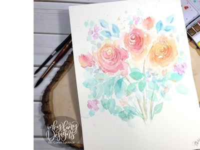 How to Create Loose Flowers with Prima Watercolors Pastel Dreams